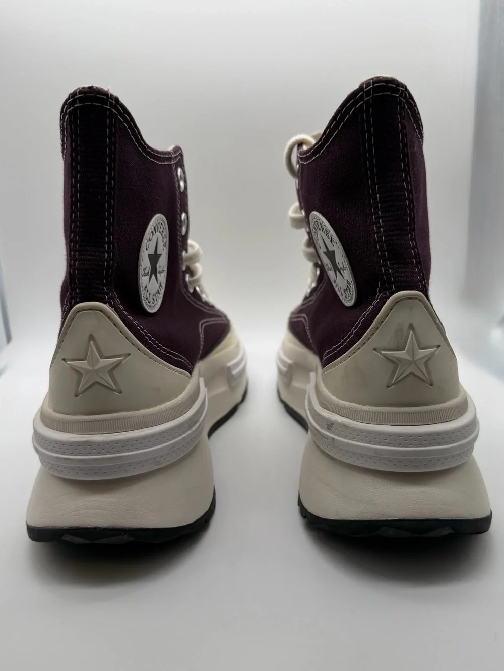 Converse Runstar Legacy CX Hi Black Cherry‎ White Egret Platform A01363C Scuffed - Picture 5 of 10